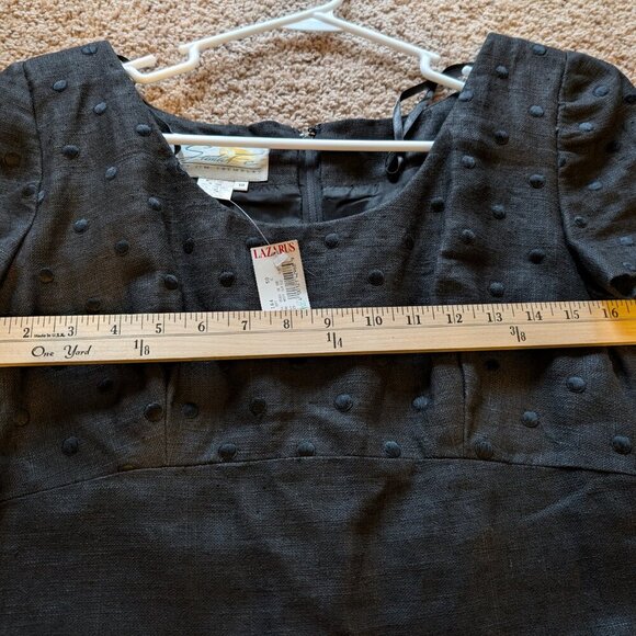 NWT Vintage Santa Fe by Jim Tremblay dress size 10 Navy - Picture 6 of 8